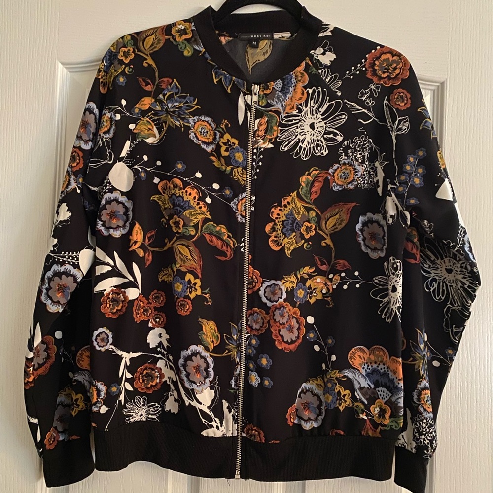 Lightweight Floral Jacket